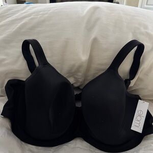Elomi Women's Black Full Coverage Smoothing Underwire Foam 12208 Bra 44DD